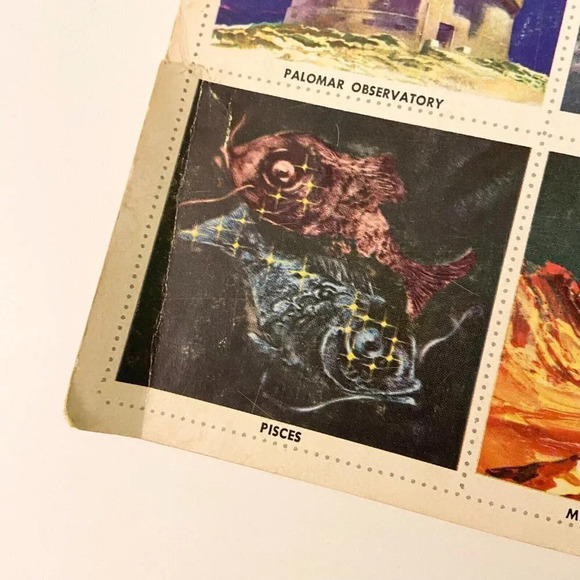 Vintage 1976 The Golden Stamp Book Stars  and Planets Complete - Picture 3 of 15